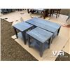 Image 2 : DISTRESSED GREY COFFEE TABLE SET