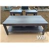 Image 7 : DISTRESSED GREY COFFEE TABLE SET