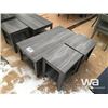 Image 2 : DISTRESSED GREY COFFEE TABLE SET