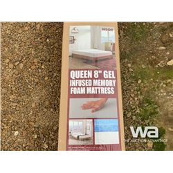 QUEEN 8" GEL INFUSED MEMORY FOAM MATTRESS