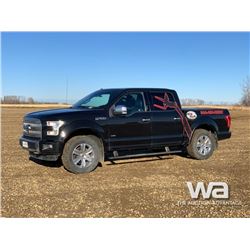 2015 FORD F150 PLATINUM CREW CAB PICKUP