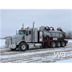 2012 KENWORTH T800 TRI-DRIVE COMBO VAC TRUCK