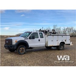 2012 FORD F550 E-CAB SERVICE TRUCK