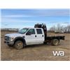 Image 1 : 2009 FORD F550 XLT CREW CAB FLATBED