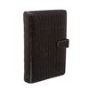 Image 5 : Giorgio Armani Brown Leather Embossed Agenda Notebook