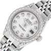 Image 2 : Rolex Ladies Stainless Steel White Diamond Lugs & Datejust Wristwatch 26MM