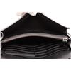 Image 8 : Fendi Black Leather Pearl Flap Clutch