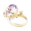 Image 3 : 10.00 ctw Amethyst Ring - 14KT Yellow Gold