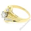 Image 3 : 18kt Yellow and White Gold 0.90 ctw Round and Baguette Diamond Ring