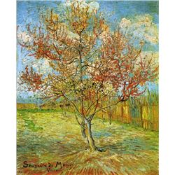 Van Gogh - Pink Peach Trees Souvenir De Mauve