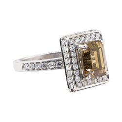 3.01 ctw Diamond Ring - 14KT White Gold