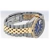 Image 5 : Rolex Mens 2 Tone Lugs Blue Vignette Diamond String & Sapphire Datejust Wristwat