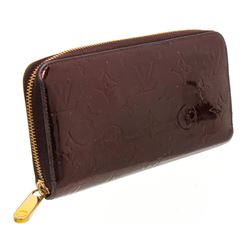 Louis Vuitton Amarante Vernis Monogram Zippy Wallet