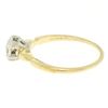 Image 9 : 14K Yellow & White Gold Illusion Prong Set 0.25 ctw Diamond Solitaire Ring