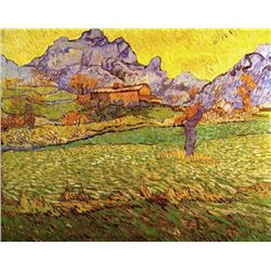 Van Gogh - A Meadow In The Mountains Le Mas De Saint-Paul