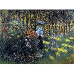 Claude Monet - Woman with a Parasol in the Garden of Argenteuil