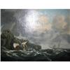 Image 1 : ENGLISH PAINTING SHIPS IN A STORM #1275445