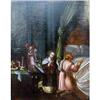 Image 1 : 17th  C. Baroque Interior Oil on Canvas #1275554