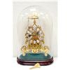 Image 1 : Bell Strike Fusee Skeleton Mystery Dome Clock #1275677