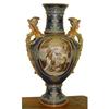 Image 1 : Huge Mettlach Nordic 2 Handle Vase Woman #1275680