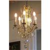 Image 1 : Fine French Bronze  crystal chandelier 6L #1275830