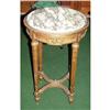 Image 1 : French Louis XVI  table marble top gilt  #1275841
