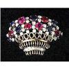 Image 1 : Antique Bouquet of Precious Stones Pin #1275992