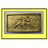 Image 1 : ANTIQUE GILT BRONZE JEWELRY BOX CASKET RELIEF #1276052