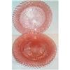 Image 1 : Four Pink Miss America Depression Salad Plates #1295912
