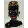 Image 1 : ART DECO - BLACK BEAUTY HEAD VASE #1319723
