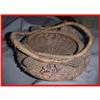 Image 1 : Antique Grass Coil Basket with Seedpods #1320147