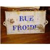 Image 1 : Rare  French cast iron Street sign, circa 1870 #1320276