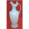 Image 1 : 1800 MOTHER OF PEARL SATIN ART GLASS EWER #1320404