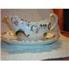 Image 1 : German Porcelain.Sauce Boat and Tray. Fish #1320513