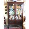 Image 1 : c.1870 Carved French Oak China Cabinet #1334520