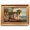 Image 1 : "Mediterranean" Oil Painting on Canvas d.1892 #1334530