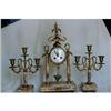 Image 1 : French 3 pc Clock & Candelabra Set #1352638