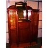 Image 1 : Art Nouveau Oak Breakfront #1352640