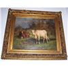 Image 1 : FRENCH PAINTING COWS vaches FAMOUS SIGNED #1352773