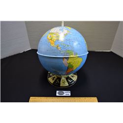 Ohio Art Zodiac Tin Litho Globe