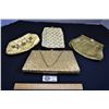 Image 1 : Lot of Four Vintage Gold Evening Bags and Clutches