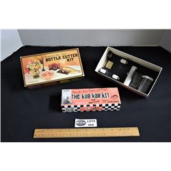 Lot of Two Crafting Kits includes Cub Cart and Bottle Cutting Kit