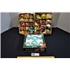 Image 1 : Lot of 3 Boxes of Assorted Vintage Glass Christmas Decorations