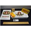Image 1 : Lot of 2 Schimmelpenninck Cigar Tins, Erinmore Flake Tin and Vogue Cigarette Paper