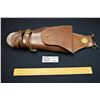 Image 1 : Leather and Brass WWI US Cavalry Holster for Colt 45 ACP