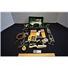 Image 1 : Vintage Singer Buttonholer with Manual in Original Box and Various Sewing Accessories