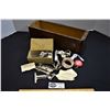 Image 1 : Sewing Cabinet Drawer with Greist Sewing Machine Attachments in Original Box