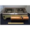 Image 1 : Rare 1940s Coleman 381C Monarch 2 Burner Portable Camp Stove in VG Condition