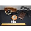 Image 1 : Alpha THS CO. #62 Clinometer with Case, Abrahms Instr. CF8 Stereoscope with Case