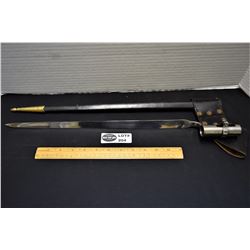 Triangular Bayonet, Frog and Scabbard   